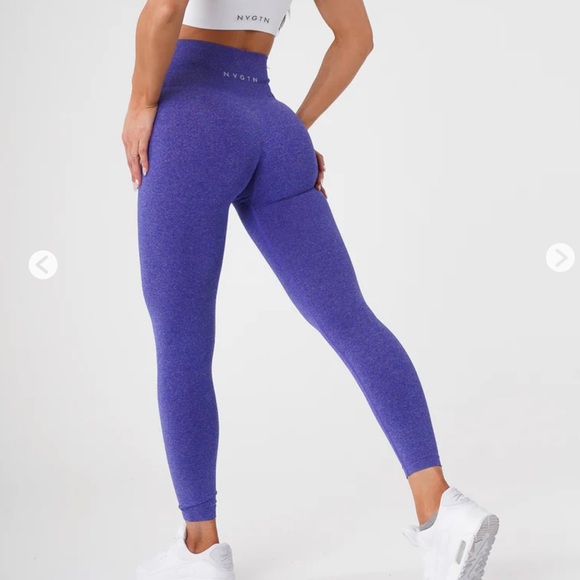 ELECTRIC blue/purple Leggings - Picture 1 of 4